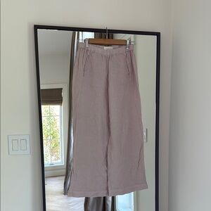 Velvet by Graham & Spencer Blush Textured Trousers